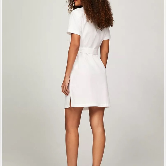 NWT Tommy Hilfiger Belted Oxford Shirt Dress (XXS) - Picture 3 of 4
